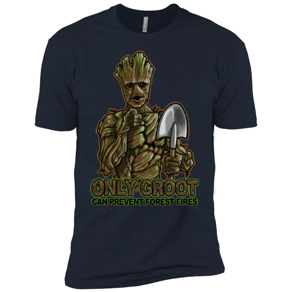 T-Shirts Midnight Navy / YXS Only Groot Boys Premium T-Shirt