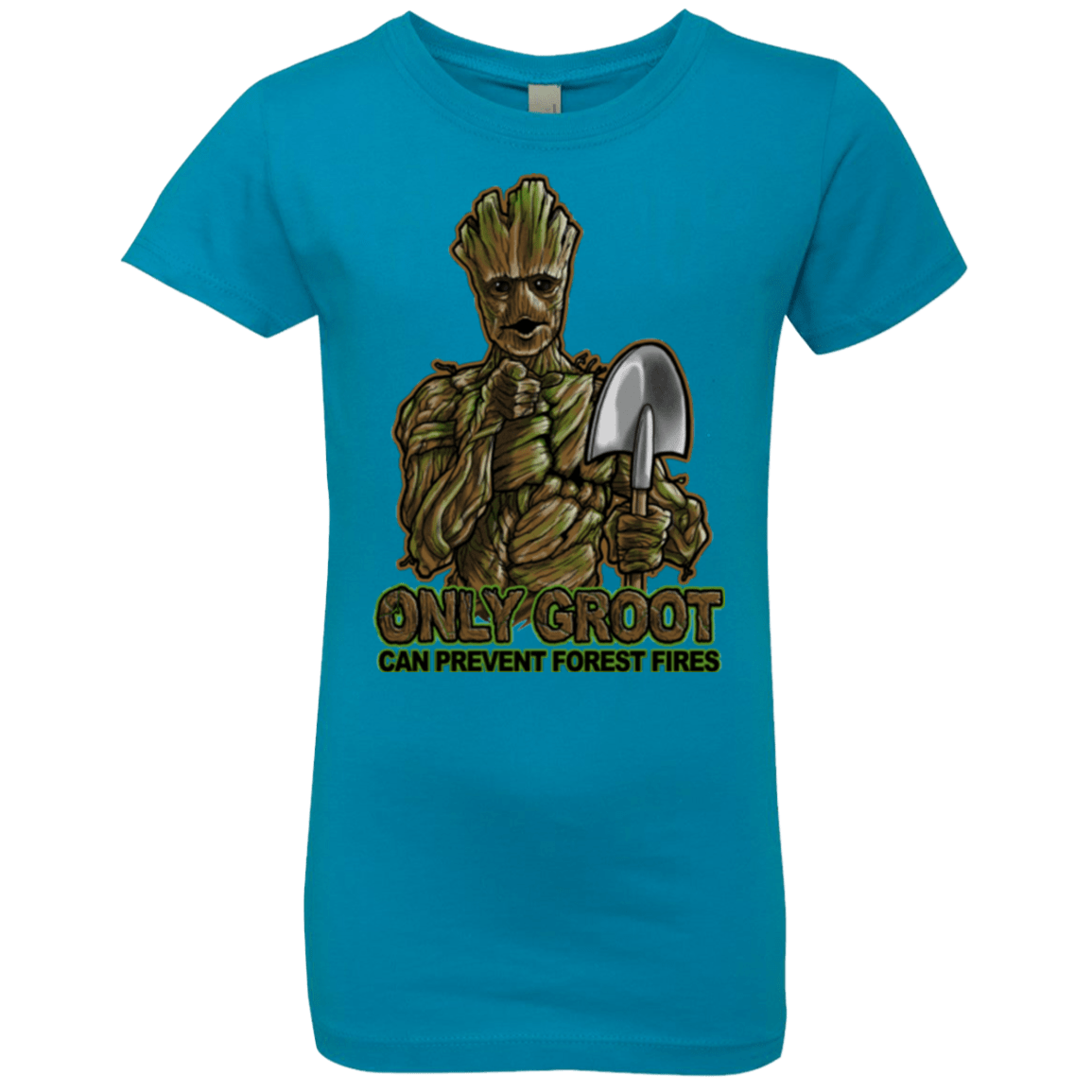 T-Shirts Turquoise / YXS Only Groot Girls Premium T-Shirt