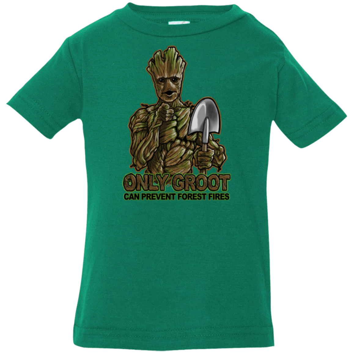 T-Shirts Kelly / 6 Months Only Groot Infant PremiumT-Shirt