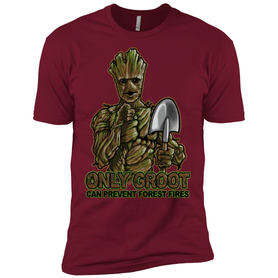 T-Shirts Cardinal / X-Small Only Groot Men's Premium T-Shirt