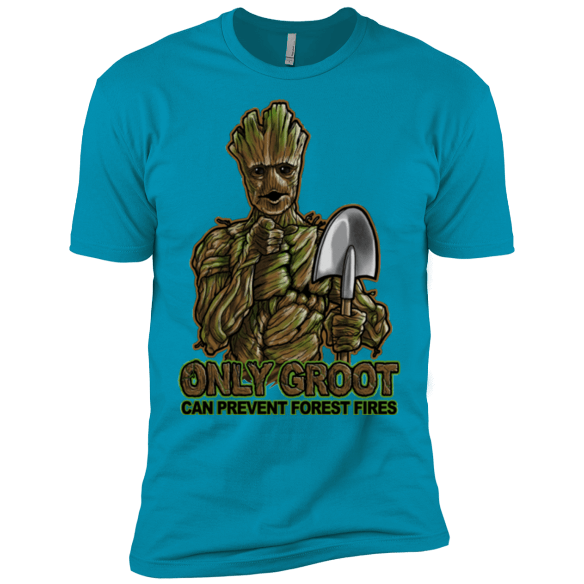 T-Shirts Turquoise / X-Small Only Groot Men's Premium T-Shirt
