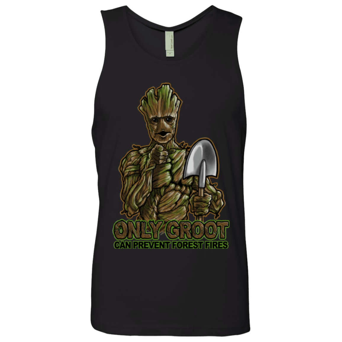 T-Shirts Black / Small Only Groot Men's Premium Tank Top