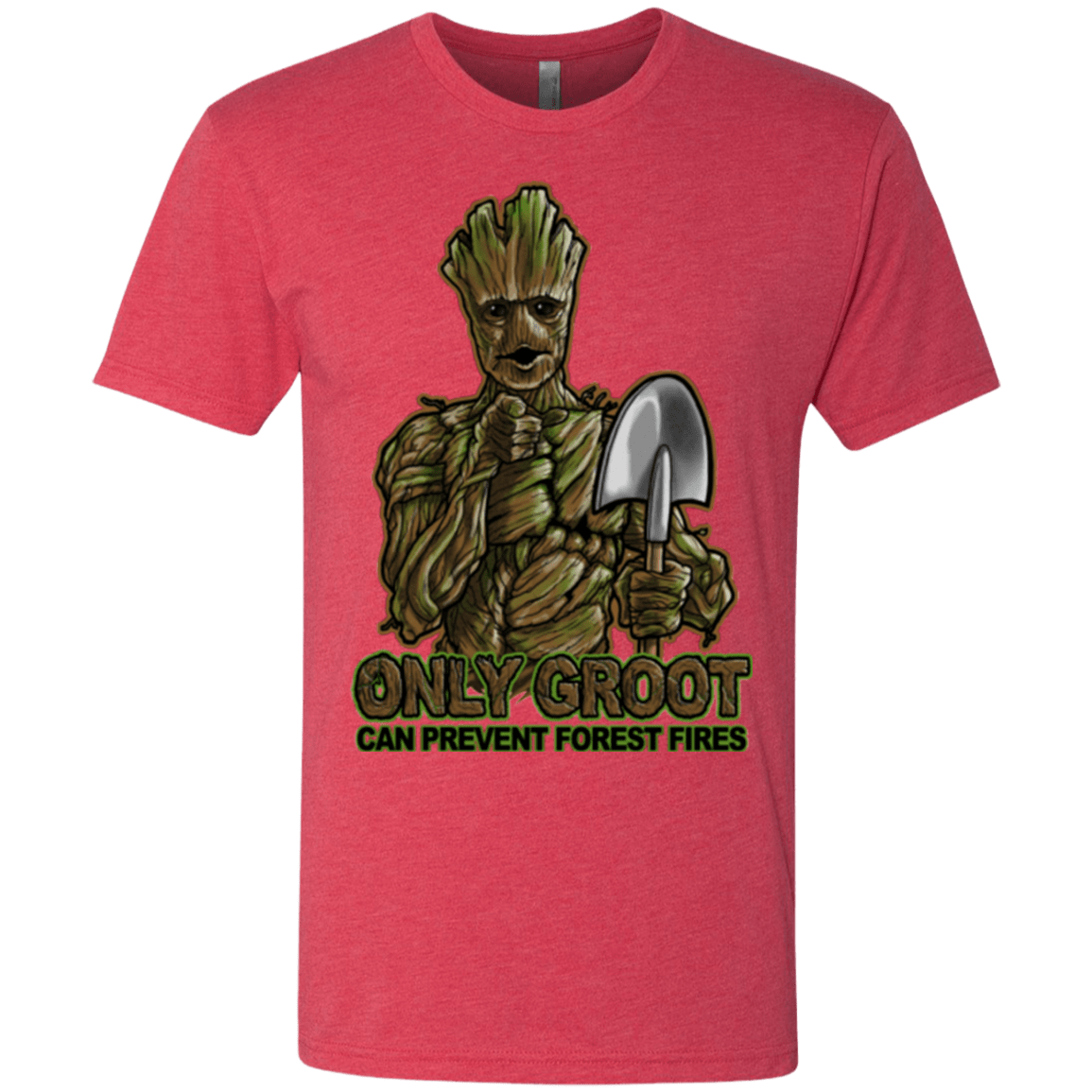 T-Shirts Vintage Red / Small Only Groot Men's Triblend T-Shirt