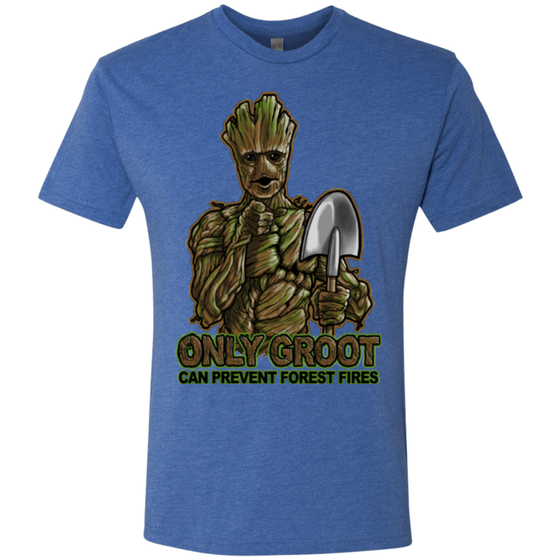 T-Shirts Vintage Royal / Small Only Groot Men's Triblend T-Shirt