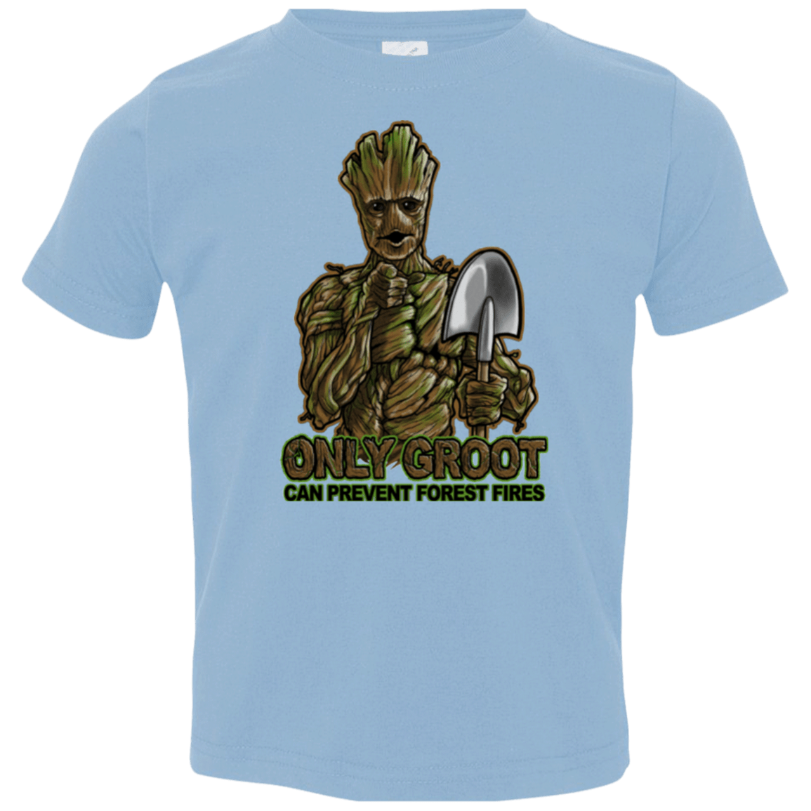 T-Shirts Light Blue / 2T Only Groot Toddler Premium T-Shirt
