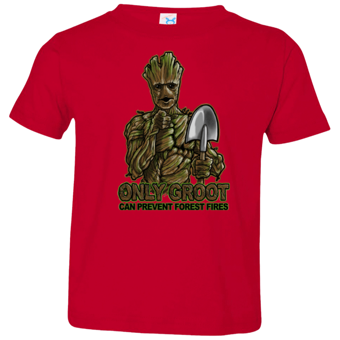 T-Shirts Red / 2T Only Groot Toddler Premium T-Shirt