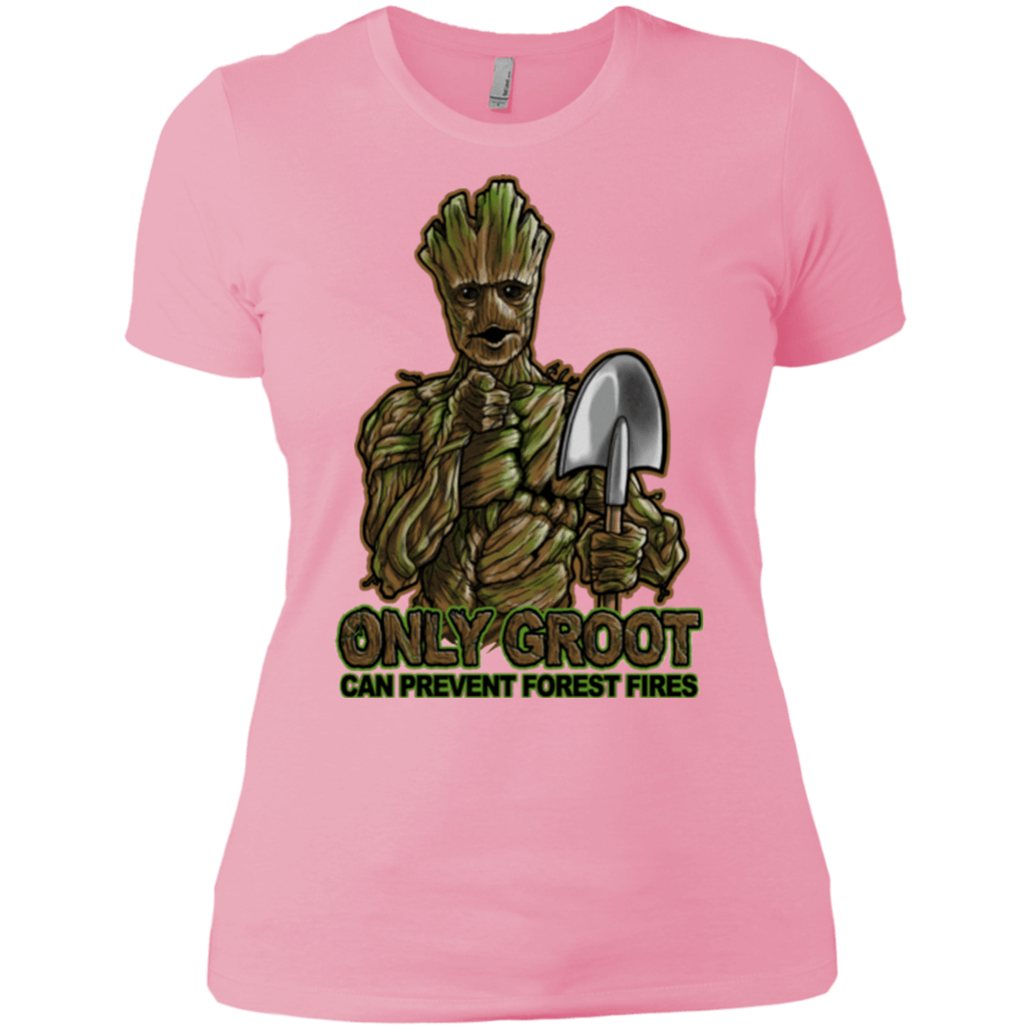T-Shirts Light Pink / X-Small Only Groot Women's Premium T-Shirt