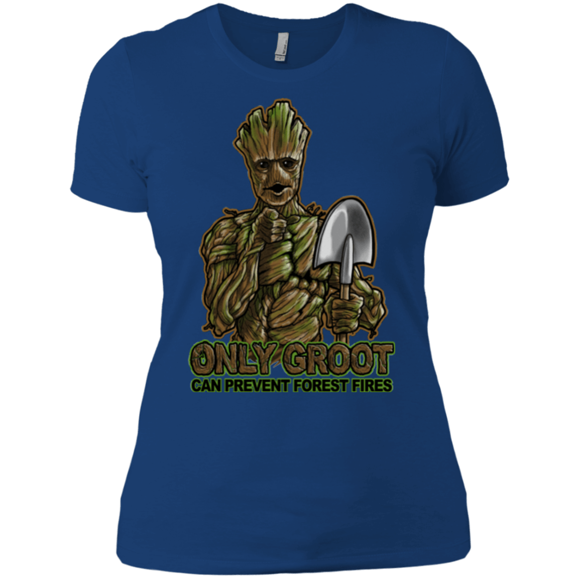 T-Shirts Royal / X-Small Only Groot Women's Premium T-Shirt