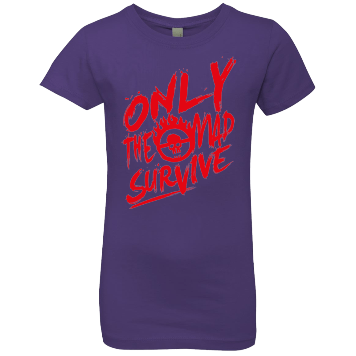 T-Shirts Purple Rush / YXS Only The Mad Red Girls Premium T-Shirt