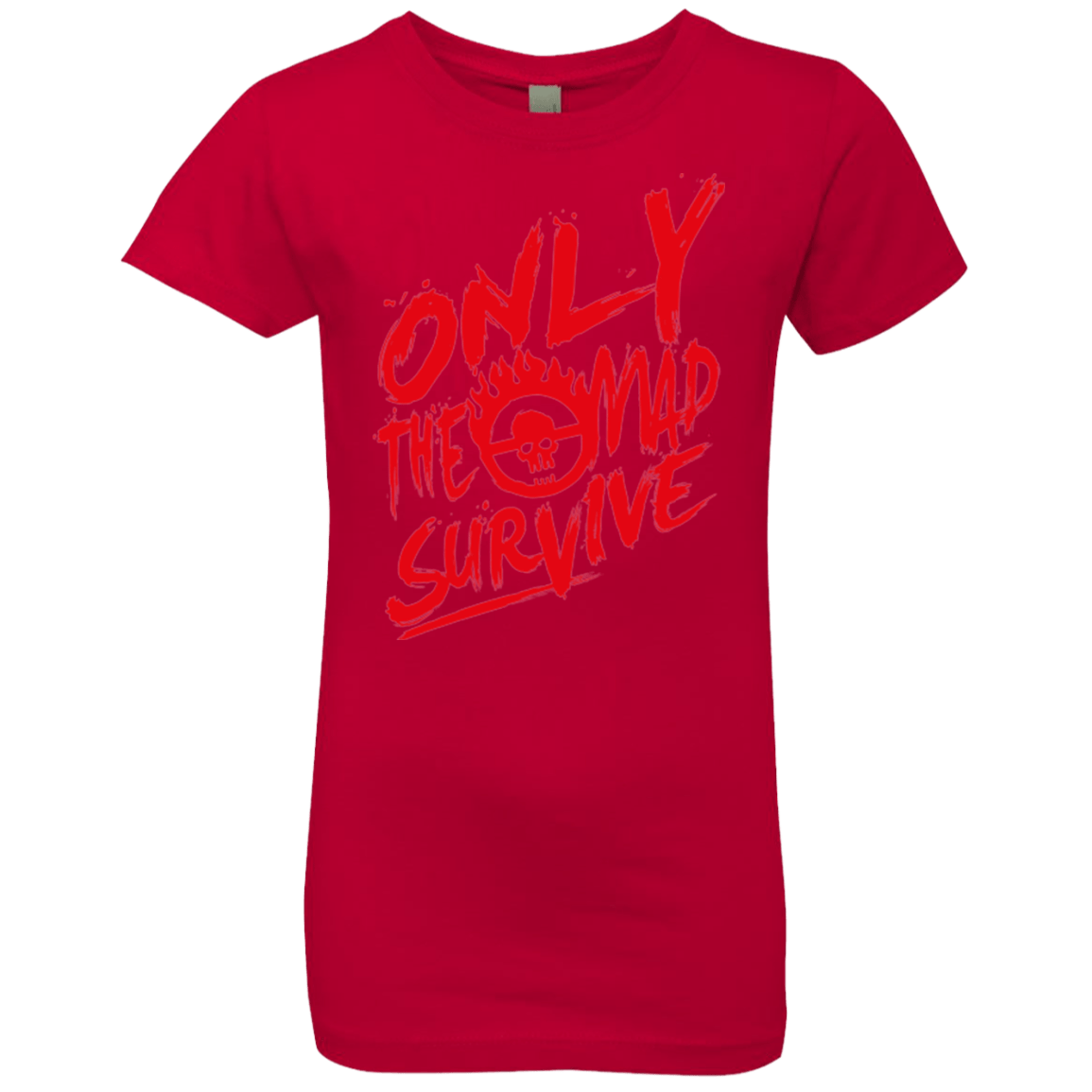 T-Shirts Red / YXS Only The Mad Red Girls Premium T-Shirt