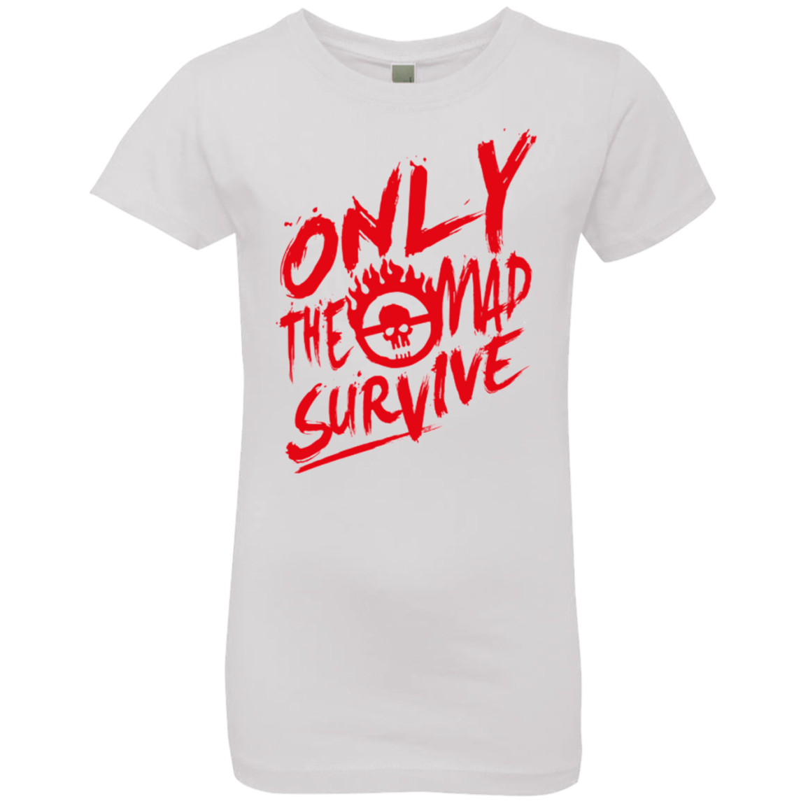 T-Shirts White / YXS Only The Mad Red Girls Premium T-Shirt