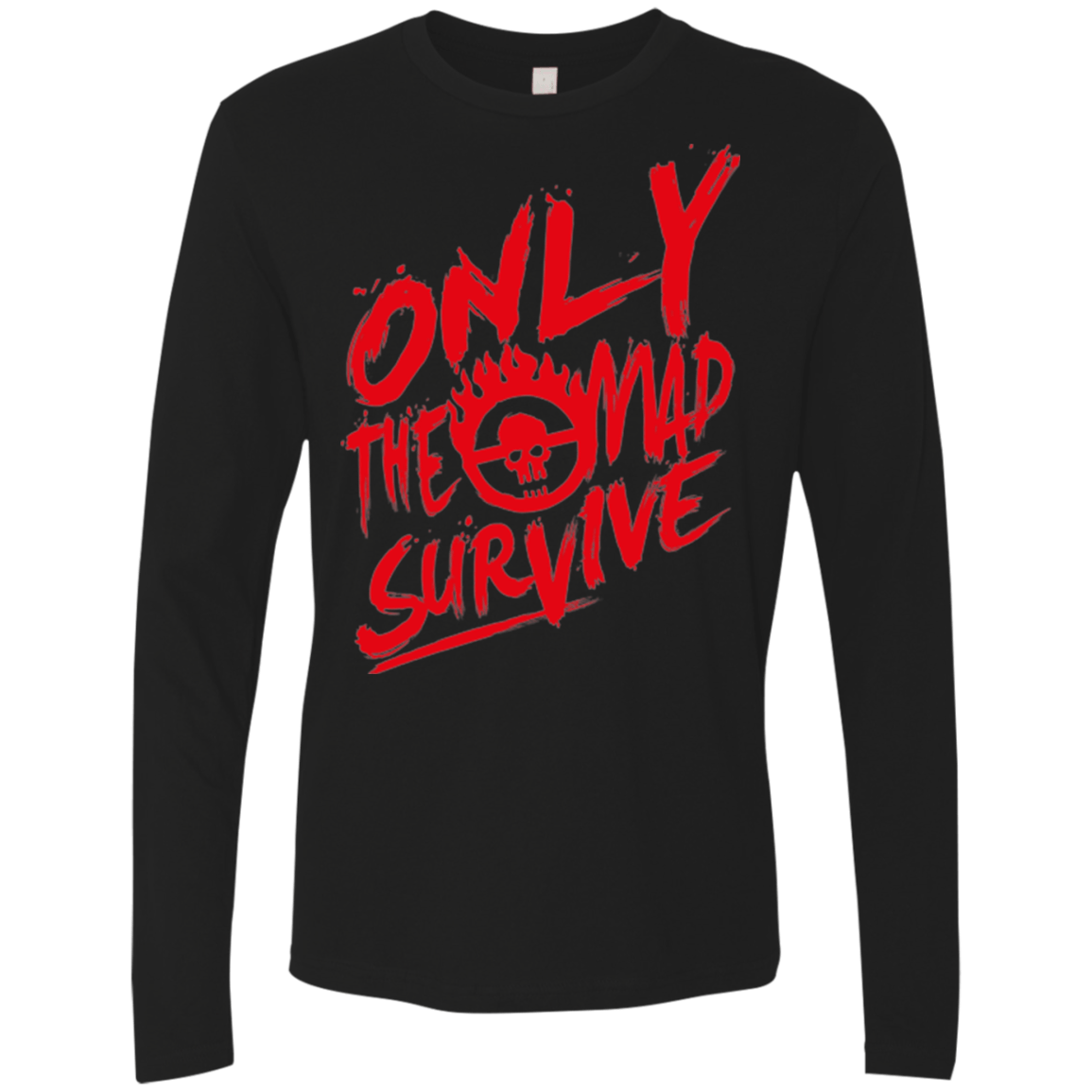 T-Shirts Black / Small Only The Mad Red Men's Premium Long Sleeve