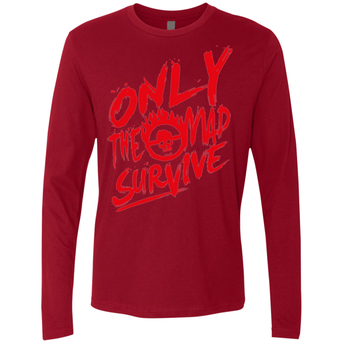 T-Shirts Cardinal / Small Only The Mad Red Men's Premium Long Sleeve