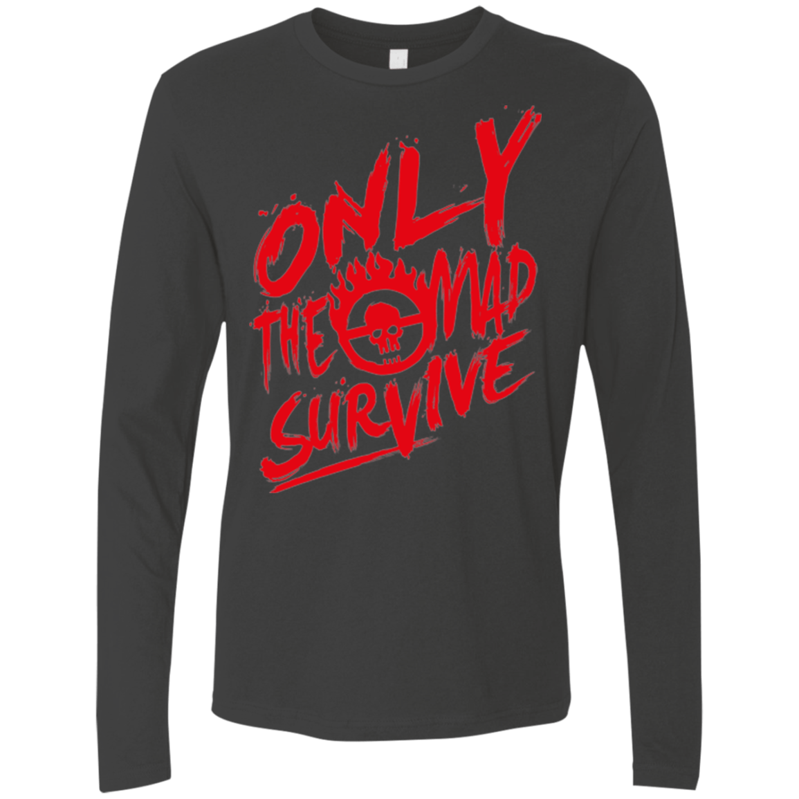 T-Shirts Heavy Metal / Small Only The Mad Red Men's Premium Long Sleeve