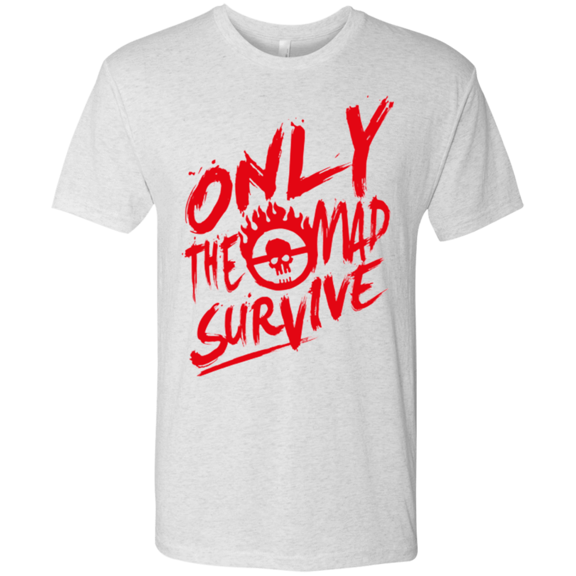 T-Shirts Heather White / Small Only The Mad Red Men's Triblend T-Shirt