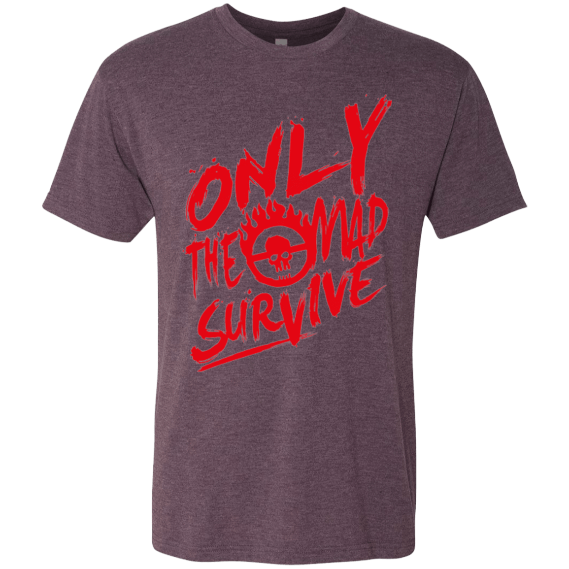 T-Shirts Vintage Purple / Small Only The Mad Red Men's Triblend T-Shirt