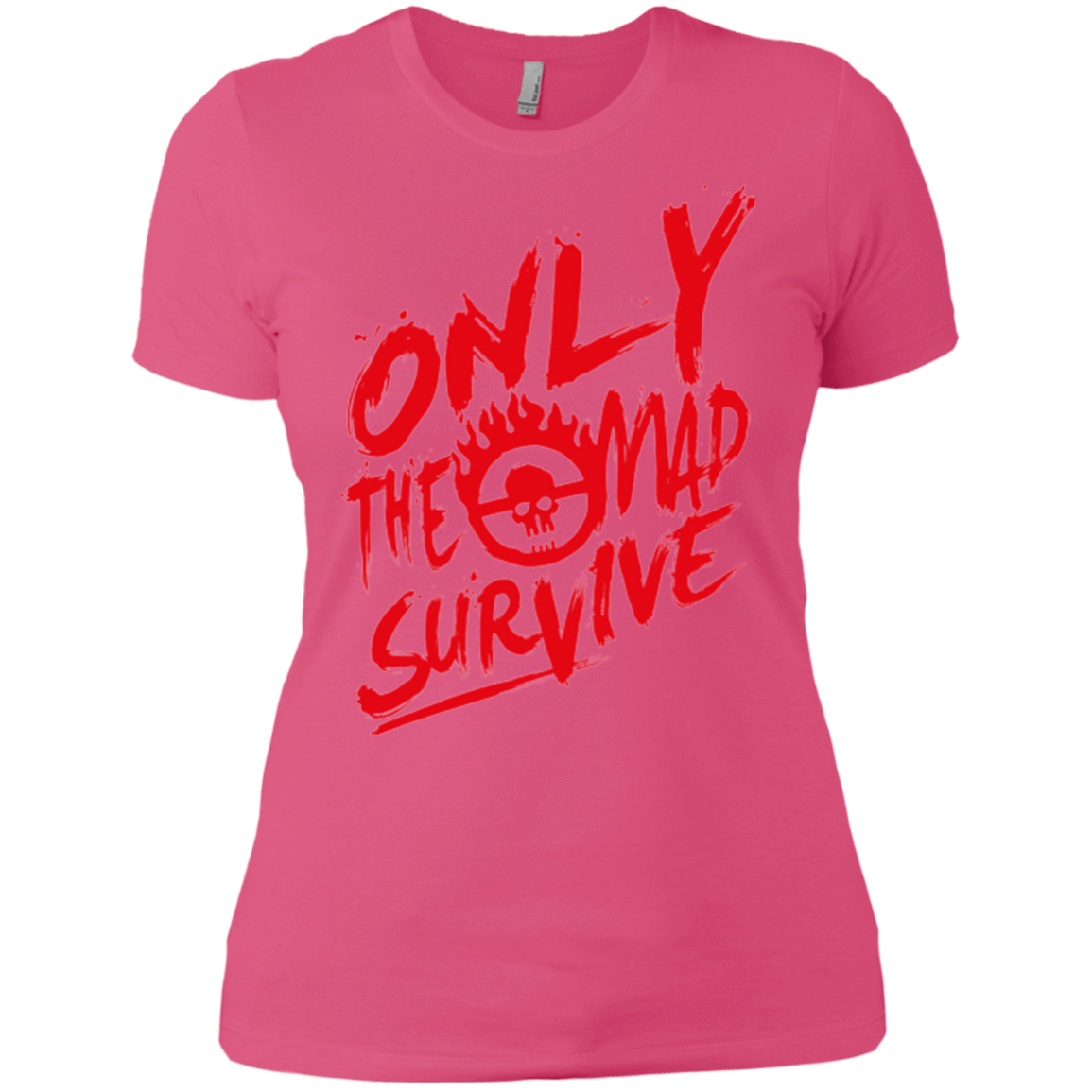 T-Shirts Hot Pink / X-Small Only The Mad Red Women's Premium T-Shirt