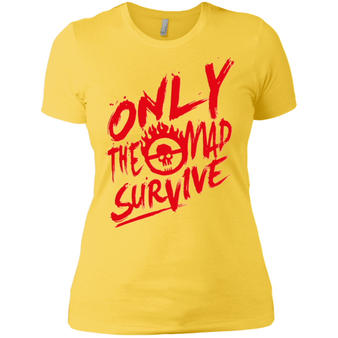 T-Shirts Vibrant Yellow / X-Small Only The Mad Red Women's Premium T-Shirt