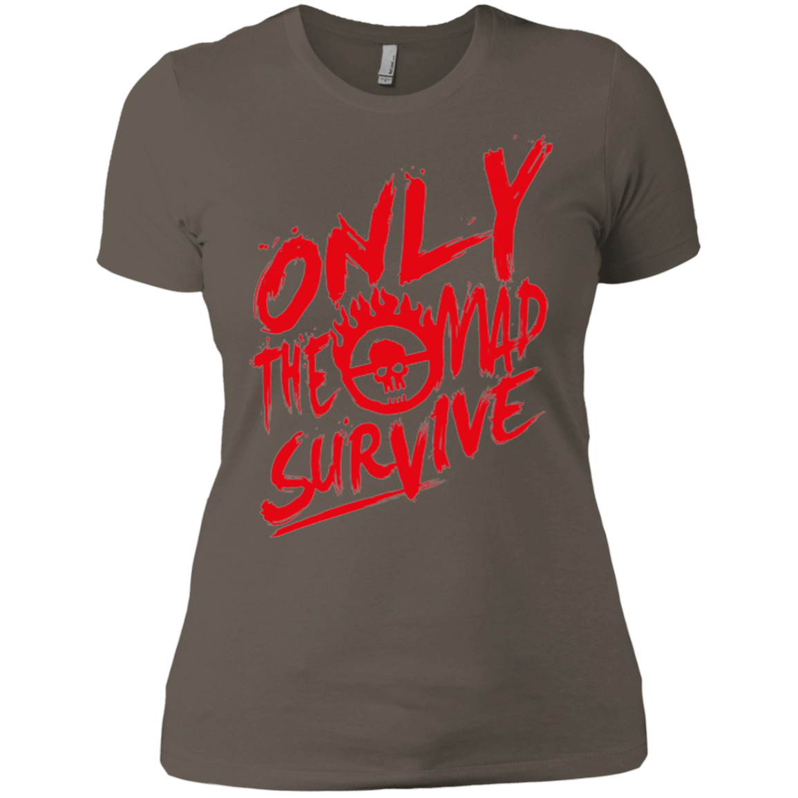 T-Shirts Warm Grey / X-Small Only The Mad Red Women's Premium T-Shirt