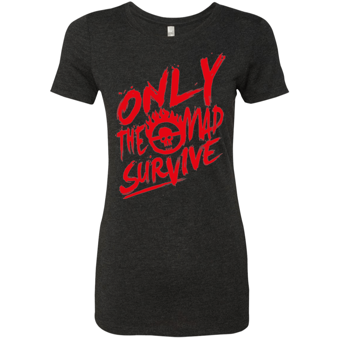 T-Shirts Vintage Black / Small Only The Mad Red Women's Triblend T-Shirt