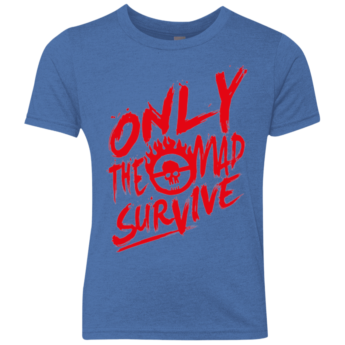 T-Shirts Vintage Royal / YXS Only The Mad Red Youth Triblend T-Shirt