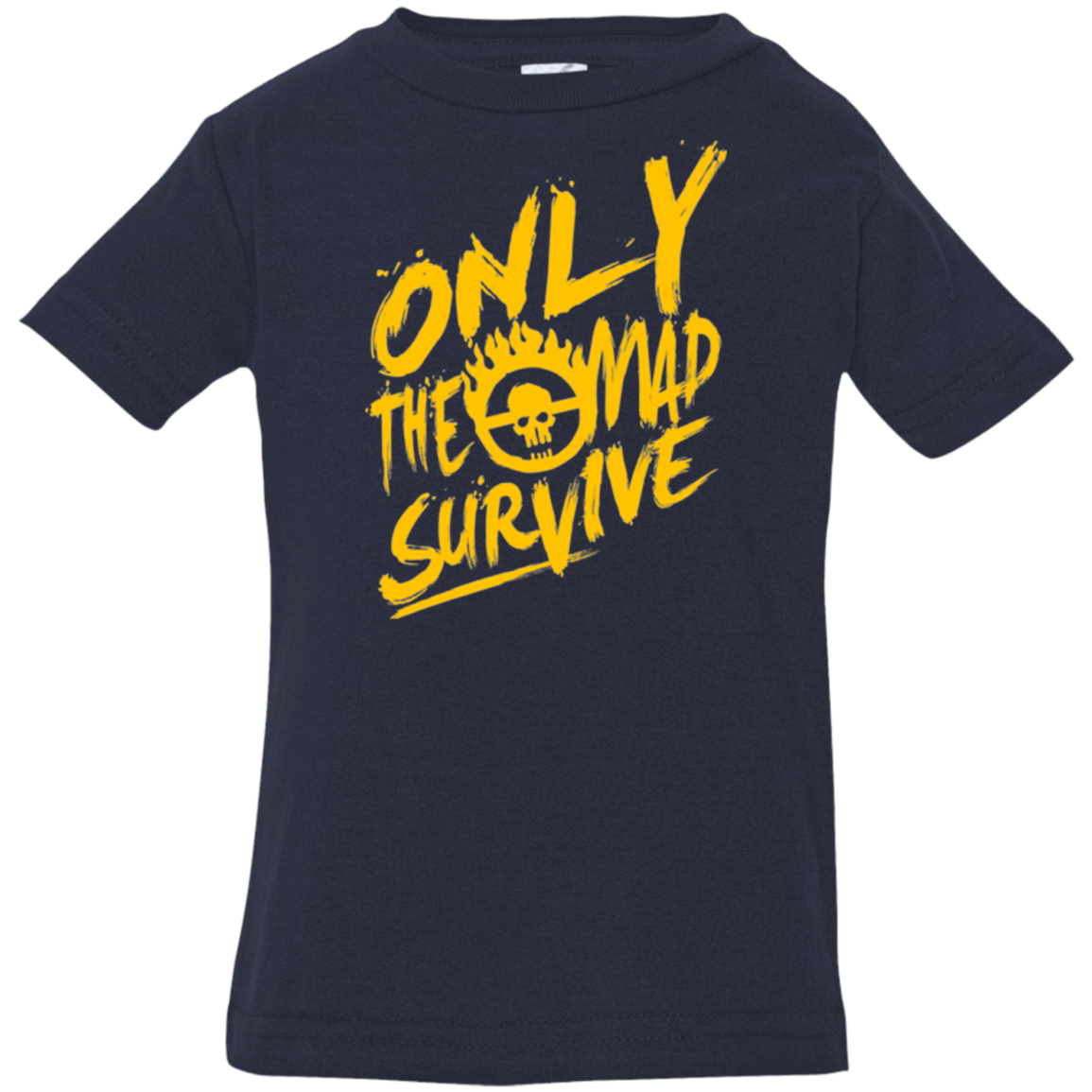 T-Shirts Navy / 6 Months Only The Mad Yellow Infant Premium T-Shirt