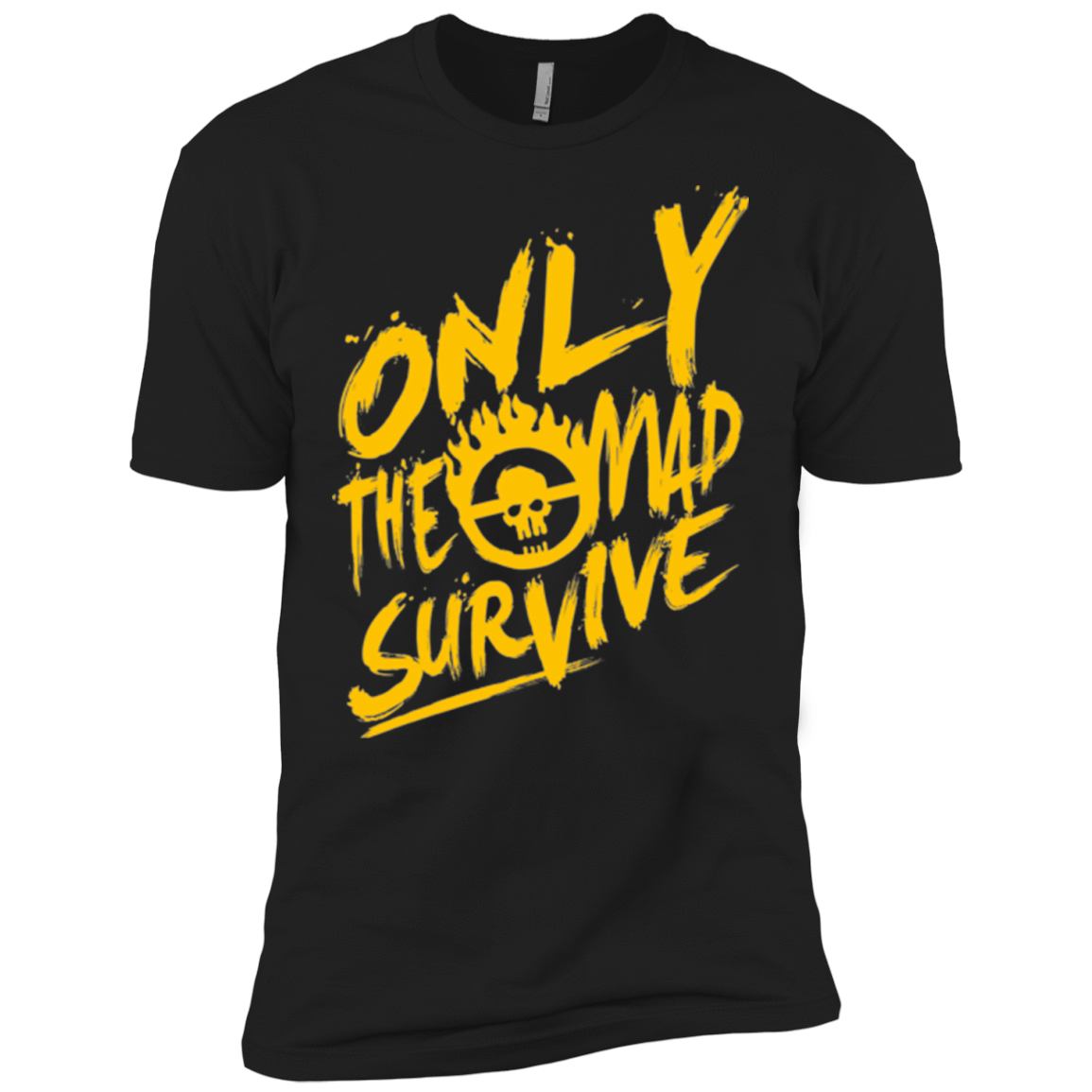 T-Shirts Black / X-Small Only The Mad Yellow Men's Premium T-Shirt