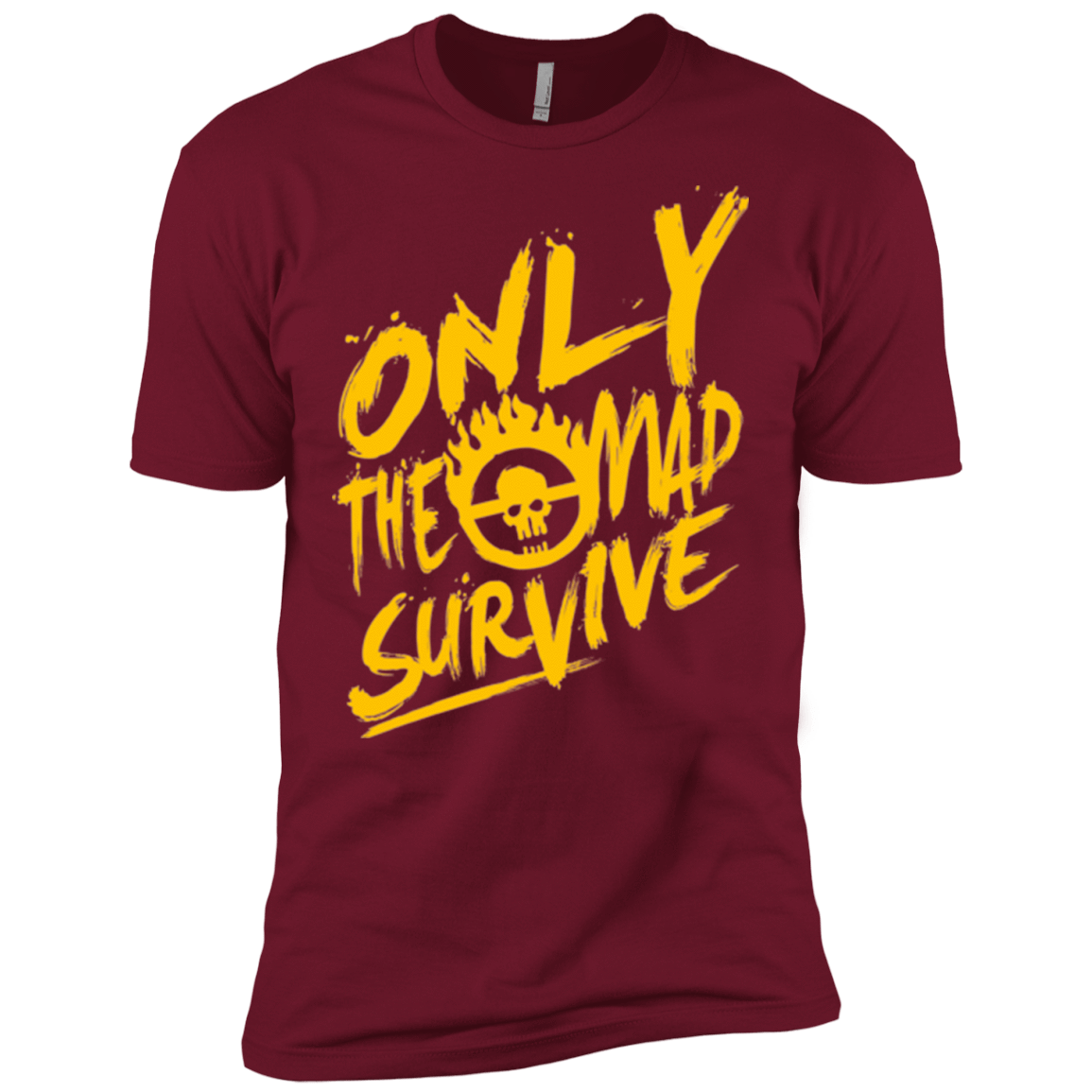 T-Shirts Cardinal / X-Small Only The Mad Yellow Men's Premium T-Shirt