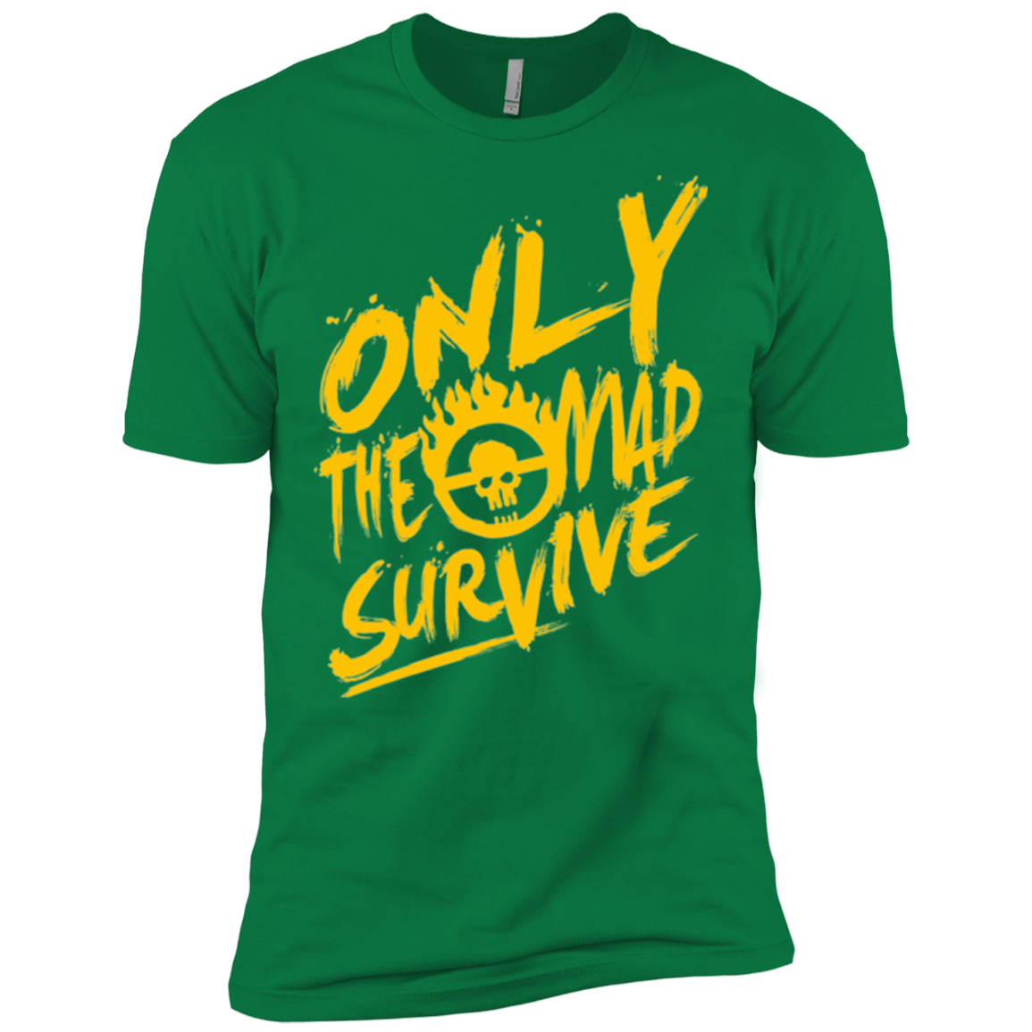 T-Shirts Kelly Green / X-Small Only The Mad Yellow Men's Premium T-Shirt