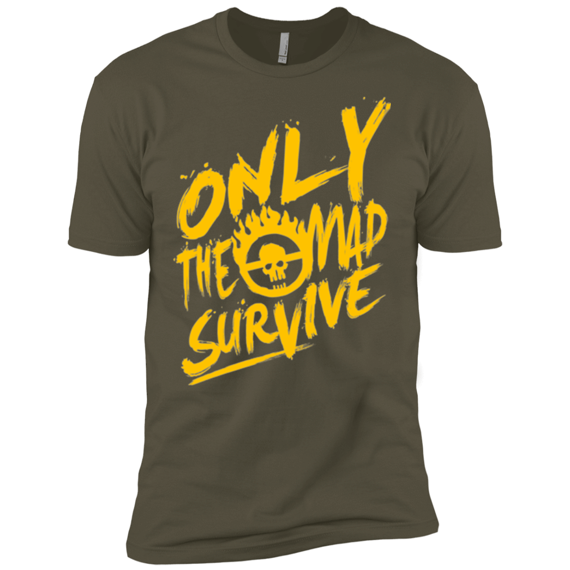 T-Shirts Military Green / X-Small Only The Mad Yellow Men's Premium T-Shirt