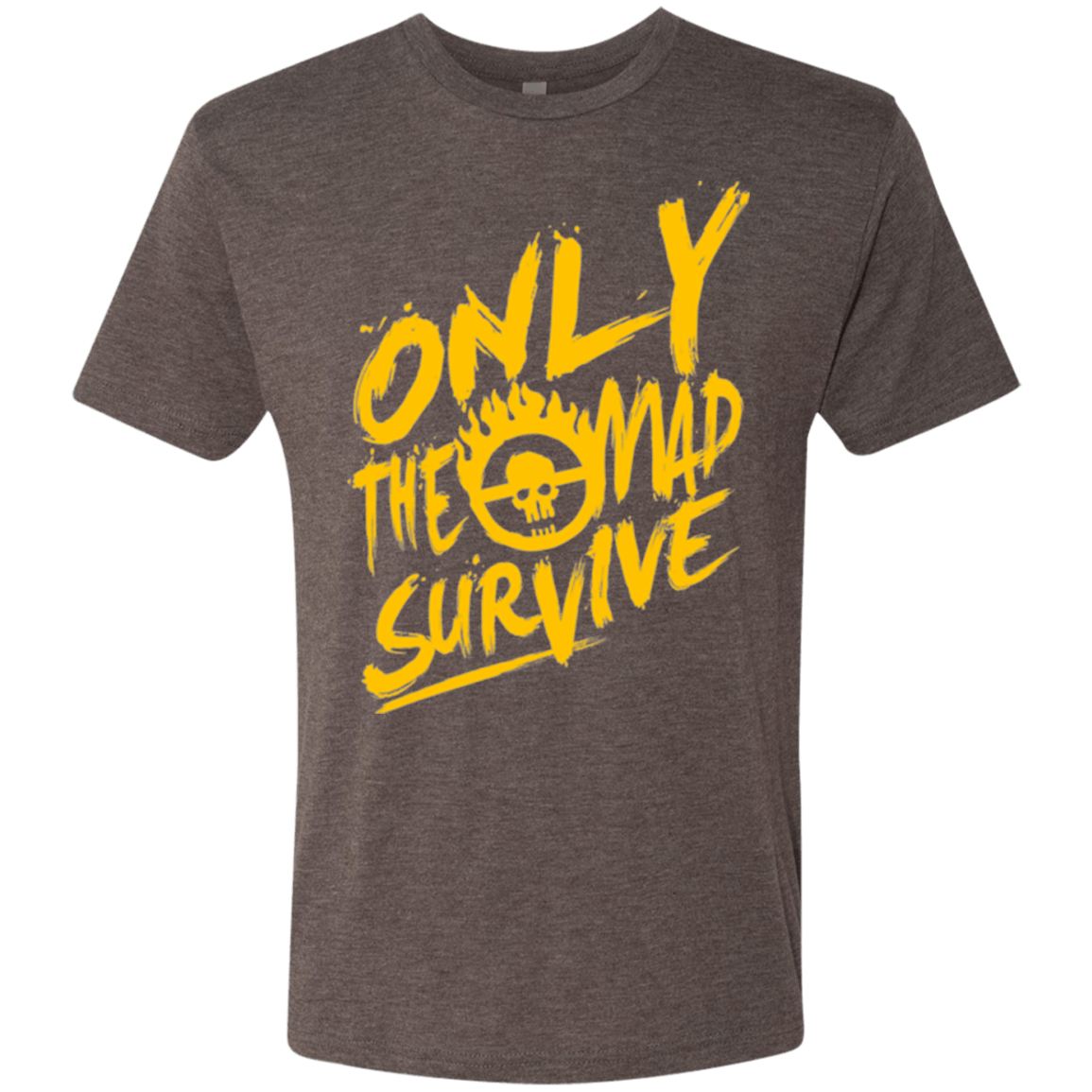 T-Shirts Macchiato / Small Only The Mad Yellow Men's Triblend T-Shirt