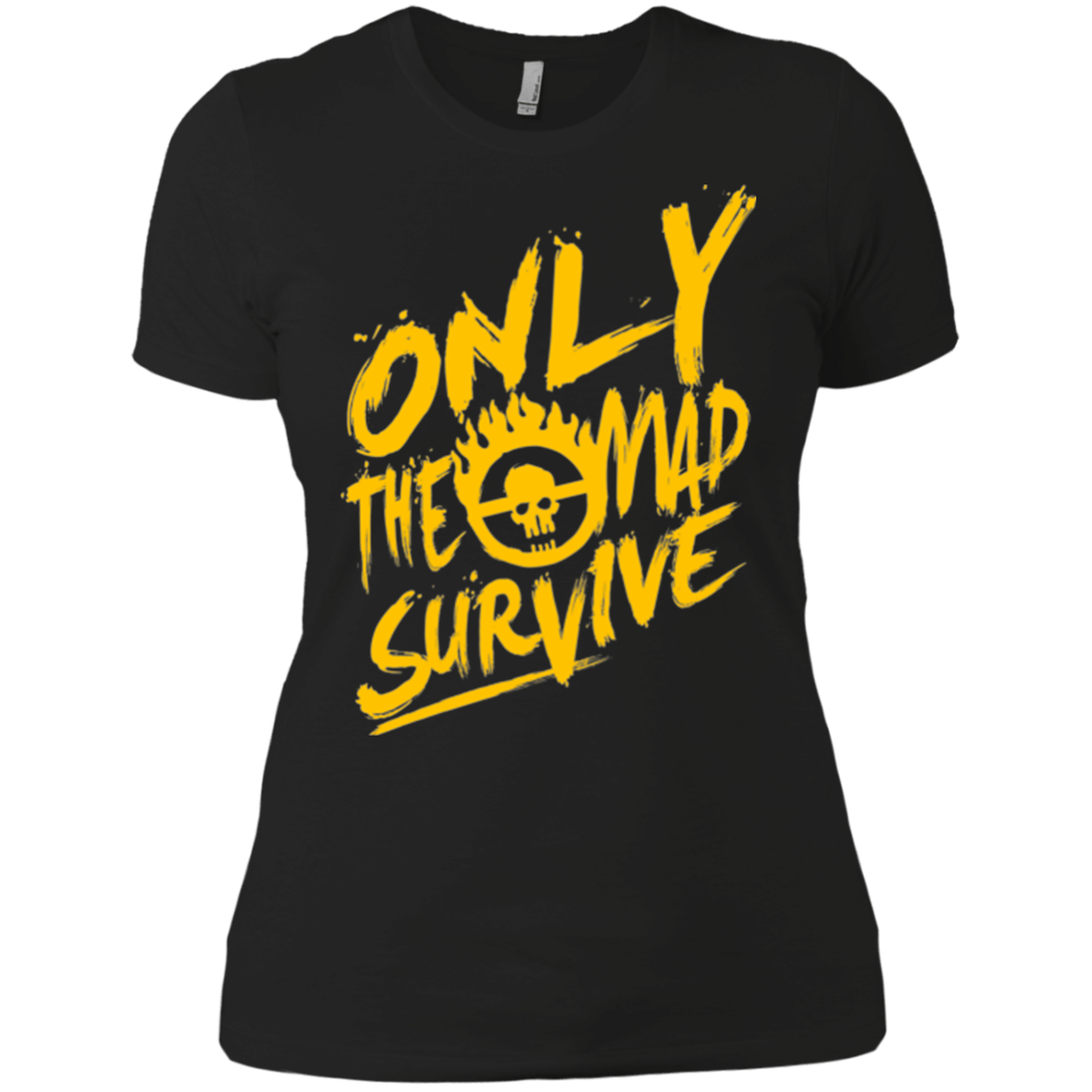T-Shirts Black / X-Small Only The Mad Yellow Women's Premium T-Shirt