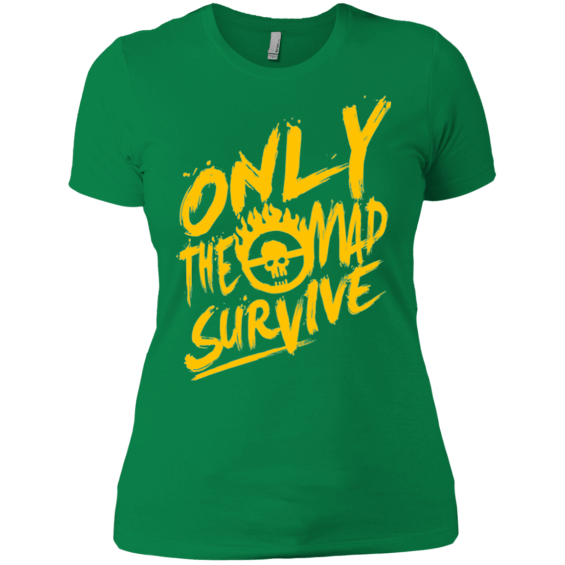 T-Shirts Kelly Green / X-Small Only The Mad Yellow Women's Premium T-Shirt