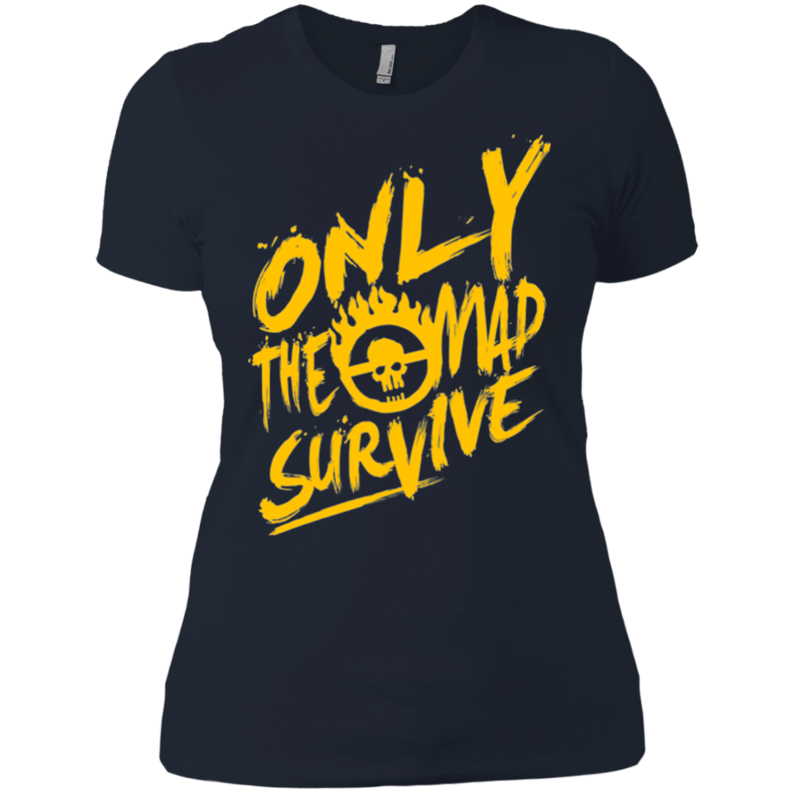 T-Shirts Midnight Navy / X-Small Only The Mad Yellow Women's Premium T-Shirt