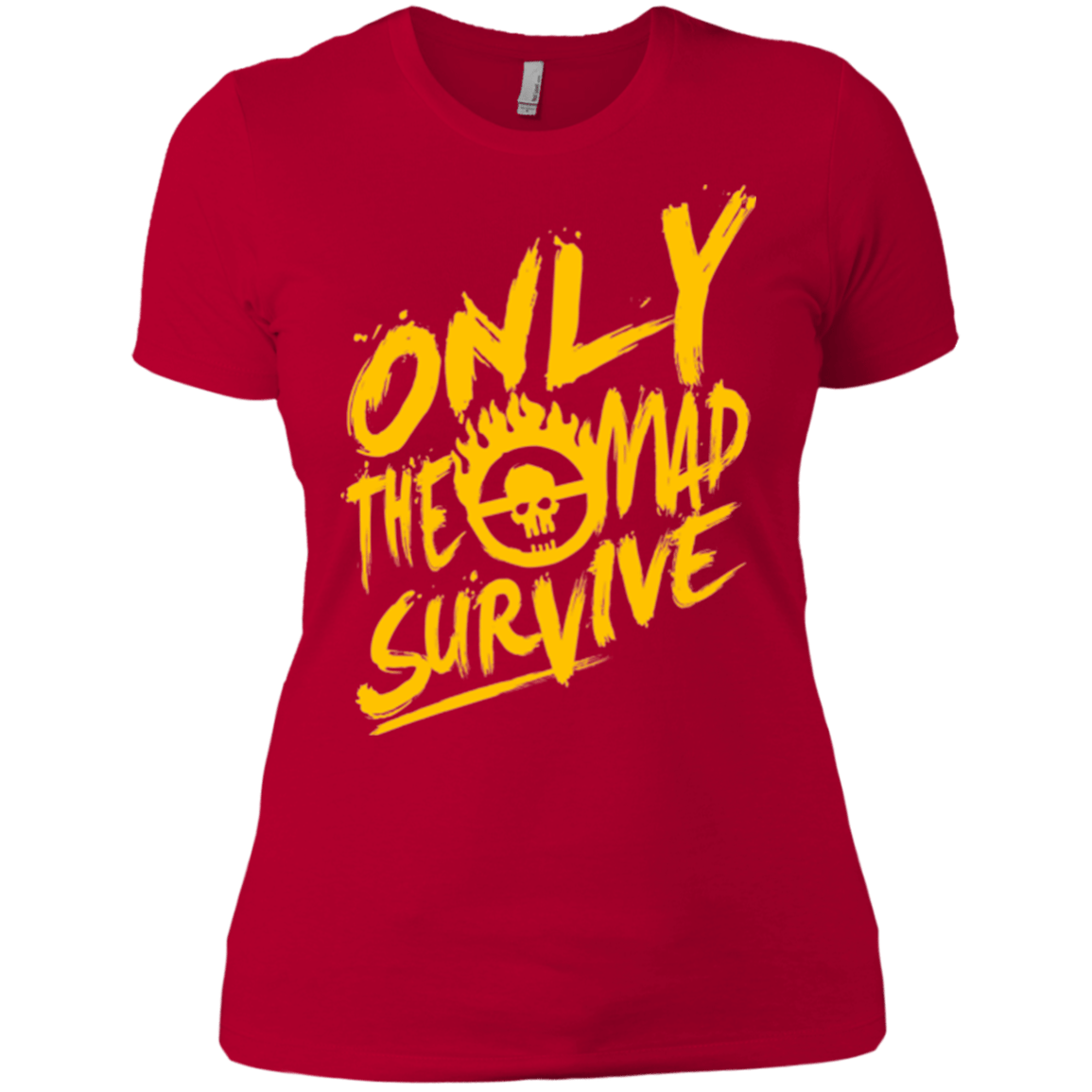 T-Shirts Red / X-Small Only The Mad Yellow Women's Premium T-Shirt