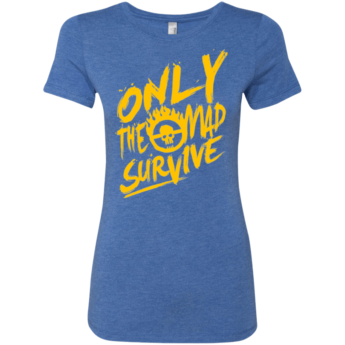 T-Shirts Vintage Royal / Small Only The Mad Yellow Women's Triblend T-Shirt