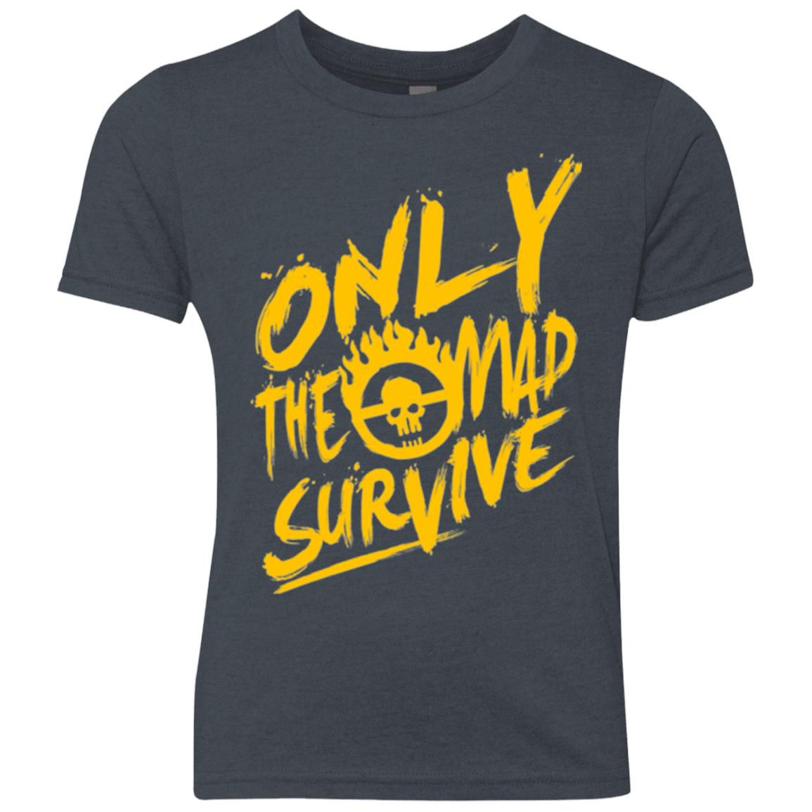 T-Shirts Vintage Navy / YXS Only The Mad Yellow Youth Triblend T-Shirt