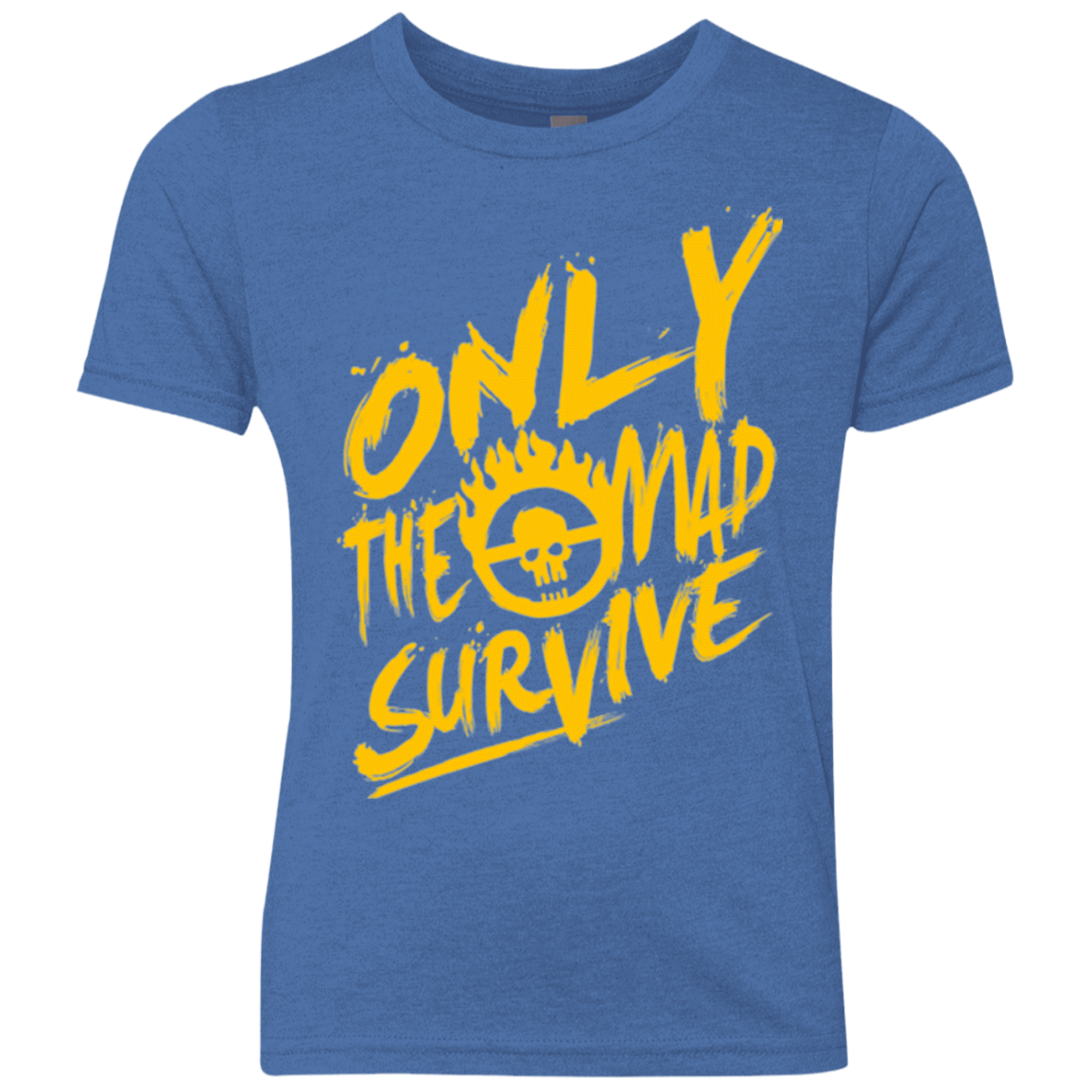 T-Shirts Vintage Royal / YXS Only The Mad Yellow Youth Triblend T-Shirt