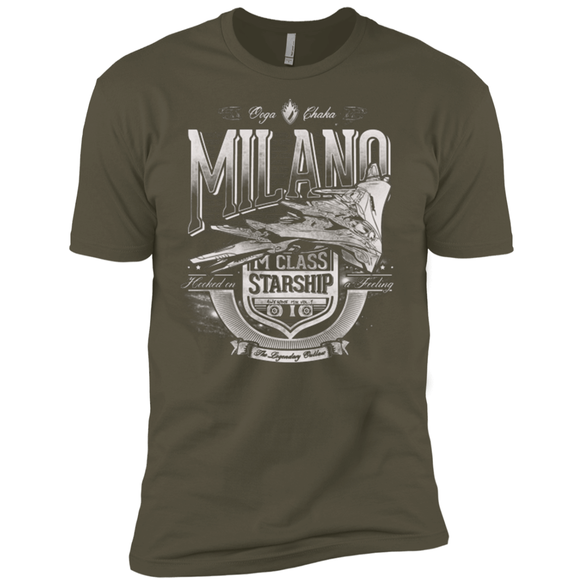 T-Shirts Military Green / X-Small Ooga Chaka Men's Premium T-Shirt