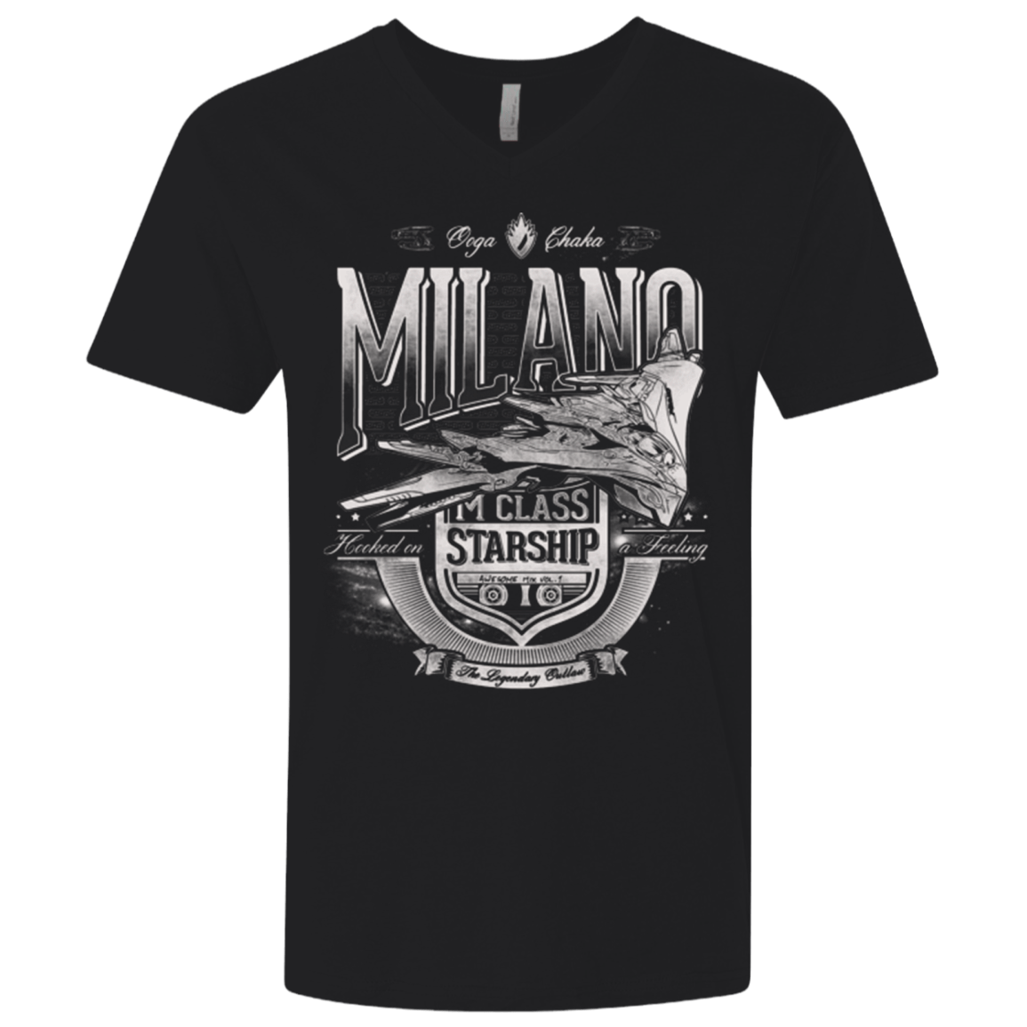 T-Shirts Black / X-Small Ooga Chaka Men's Premium V-Neck