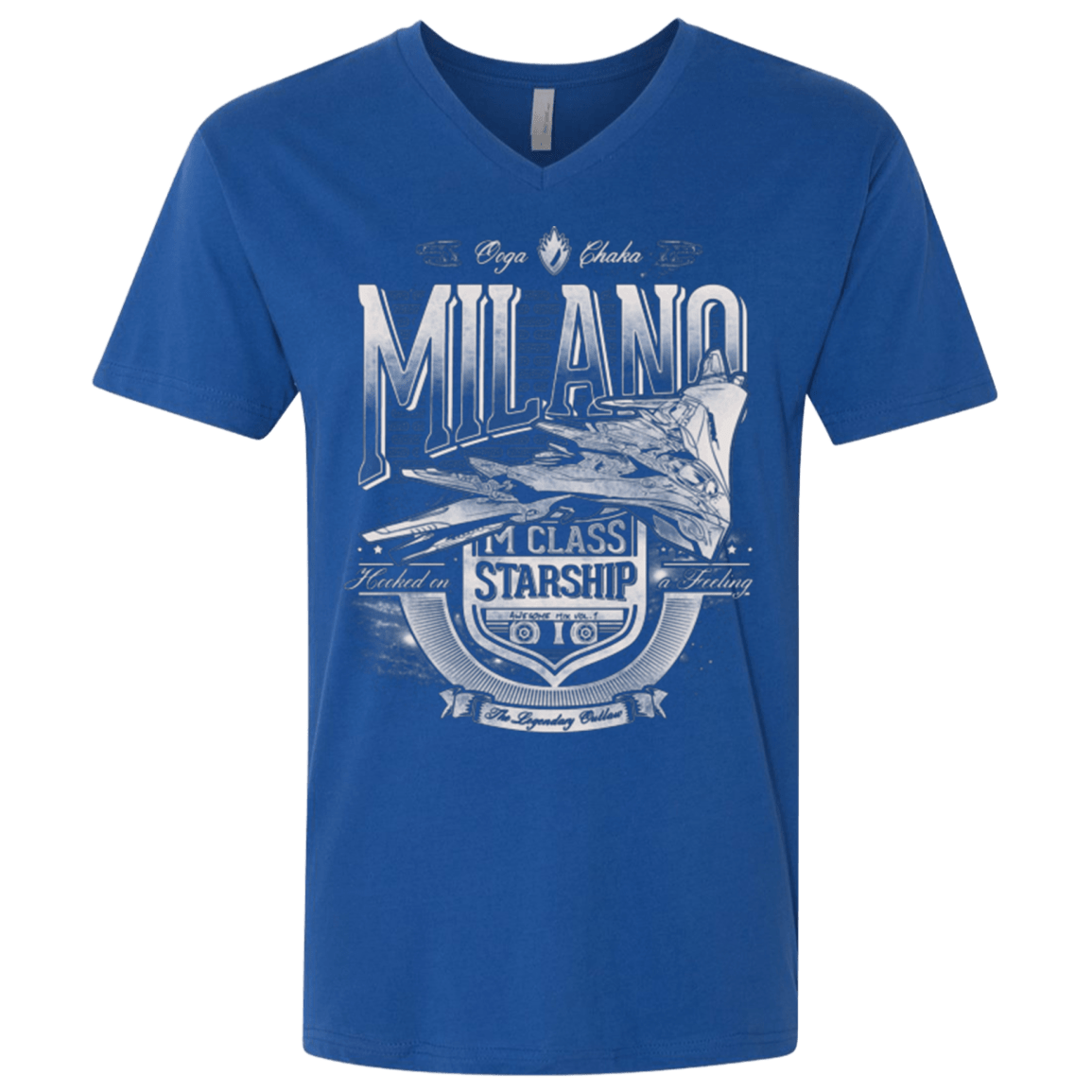 T-Shirts Royal / X-Small Ooga Chaka Men's Premium V-Neck