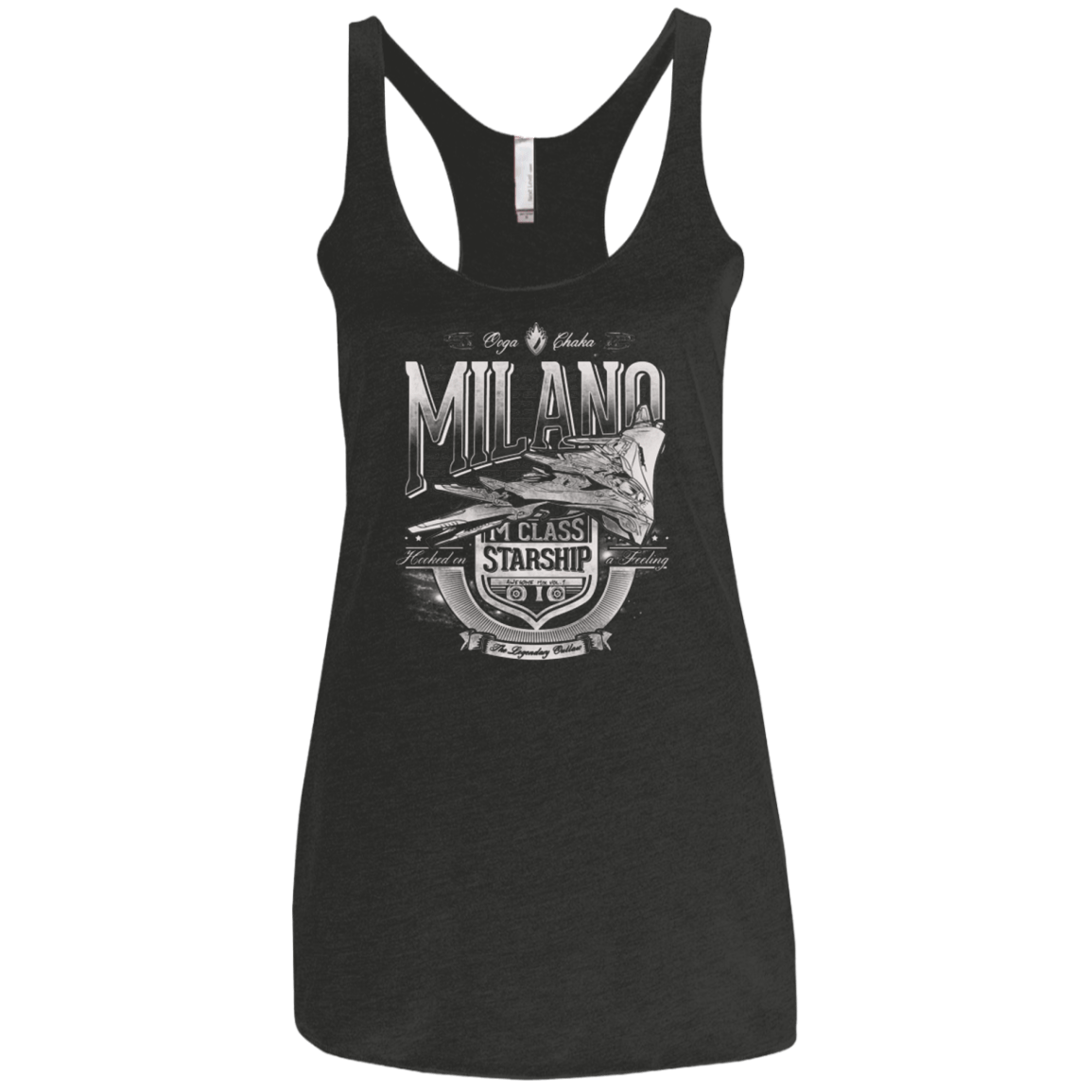 T-Shirts Vintage Black / X-Small Ooga Chaka Women's Triblend Racerback Tank