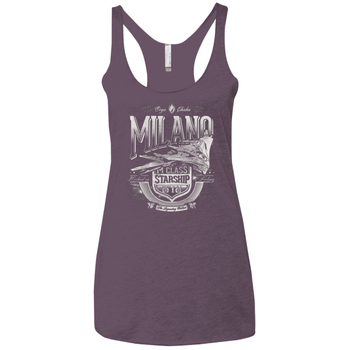 T-Shirts Vintage Purple / X-Small Ooga Chaka Women's Triblend Racerback Tank