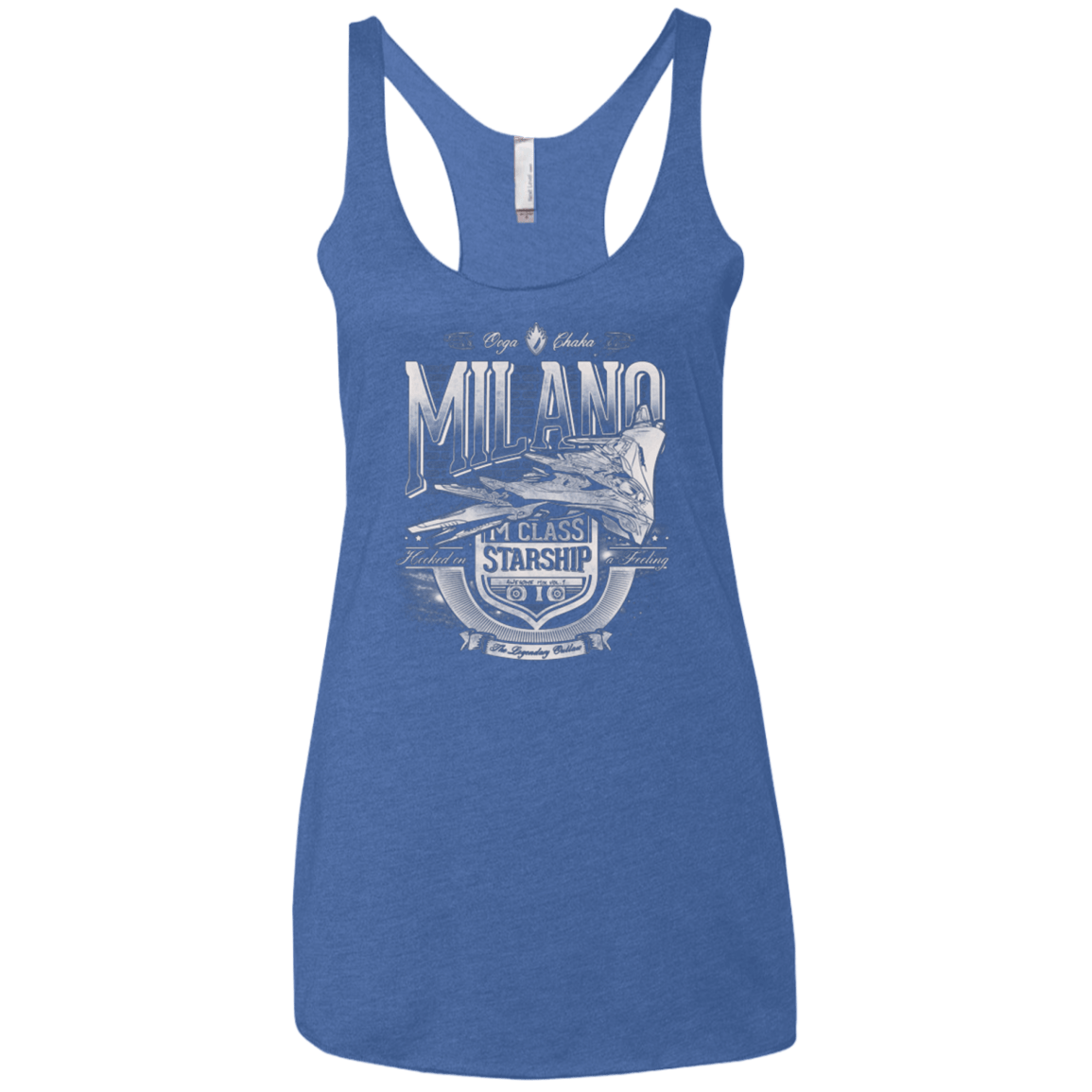 T-Shirts Vintage Royal / X-Small Ooga Chaka Women's Triblend Racerback Tank