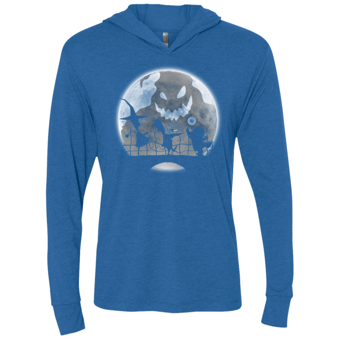T-Shirts Vintage Royal / X-Small Oogie bogie boys Triblend Long Sleeve Hoodie Tee