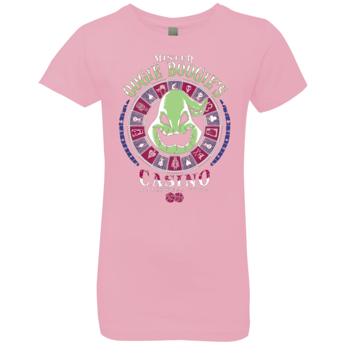 T-Shirts Light Pink / YXS Oogies Casino Girls Premium T-Shirt