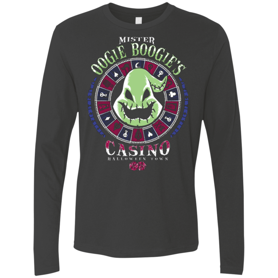 T-Shirts Heavy Metal / Small Oogies Casino Men's Premium Long Sleeve
