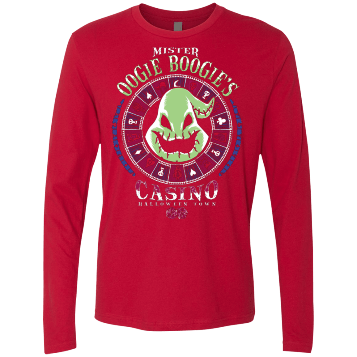 T-Shirts Red / Small Oogies Casino Men's Premium Long Sleeve