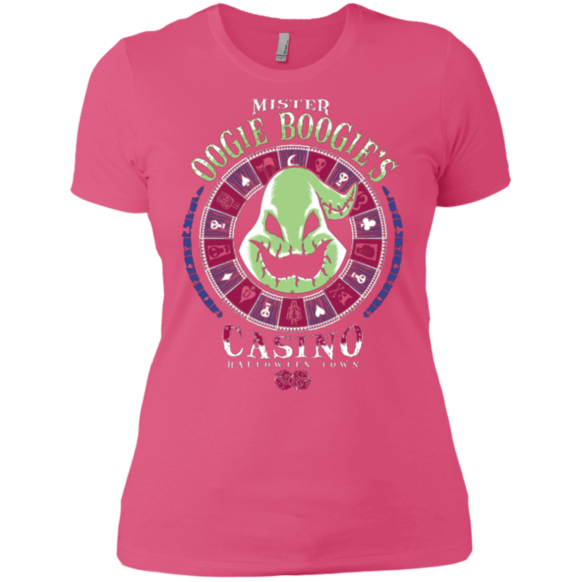 T-Shirts Hot Pink / X-Small Oogies Casino Women's Premium T-Shirt