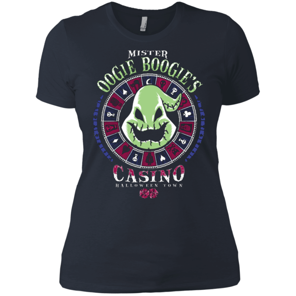 T-Shirts Indigo / X-Small Oogies Casino Women's Premium T-Shirt